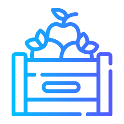 cassetta di frutta icona