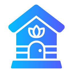 Garden shed icon
