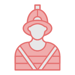 Fire fighter icon