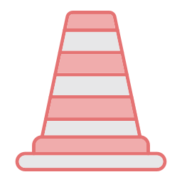 Traffic cone icon