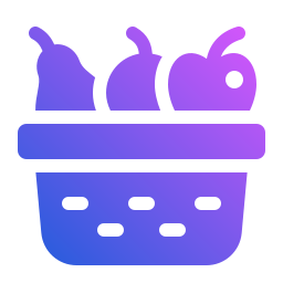 Fruit basket icon