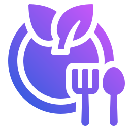 Vegan food icon