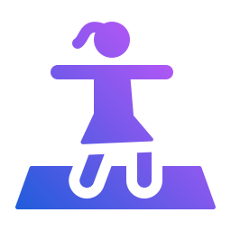 Yoga pose icon