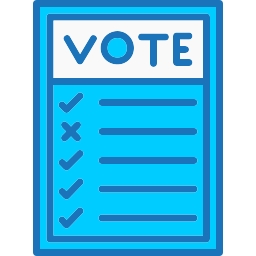 Ballot paper icon