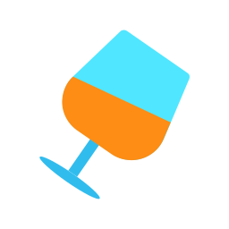 Wine drink icon