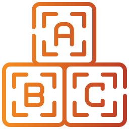 Abc block icon