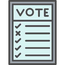 투표 용지 icon