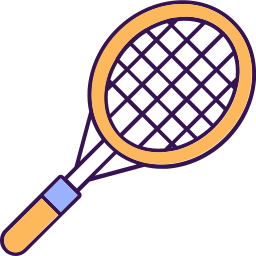 bate de tenis icono