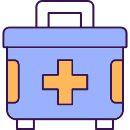 Emergency kit icon