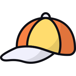 gorra de beisbol icono