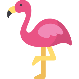 Фламинго иконка