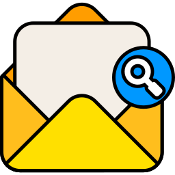zoek mail icoon