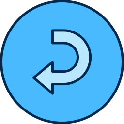 Turn left icon