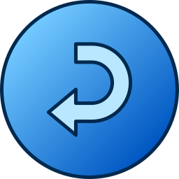 Turn left icon