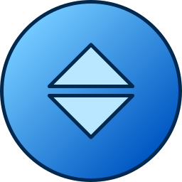 Up and down arrows icon