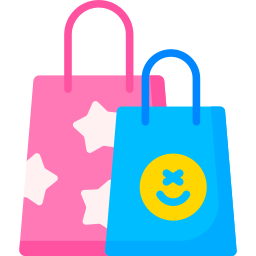 Shopping bags icon