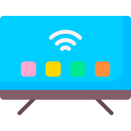 televisión inteligente icono