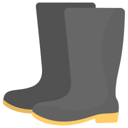 Rubber boots icon
