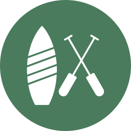 Paddle board icon