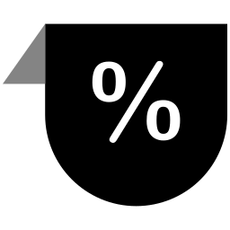 pourcentage Icône