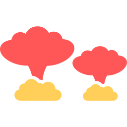 explosion nucléaire Icône