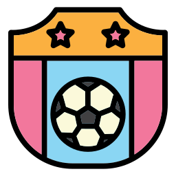 equipo de fútbol icono