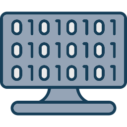 Binary code icon