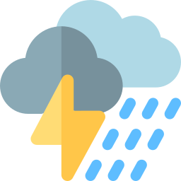 cattive condizioni meteo icona