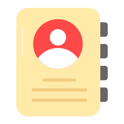 Contact book icon