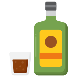 Herbal liquor icon