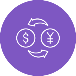 Money exchange icon