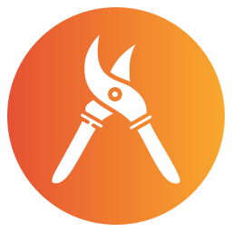 Pruning shears icon