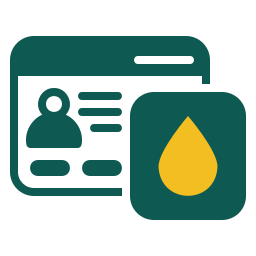 Donor card icon