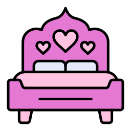 cama matrimonial icono