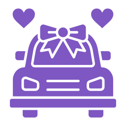 bruiloft auto icoon