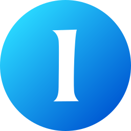 Letter i icon