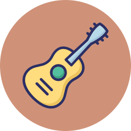 gitaar muziek icoon