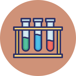 Test tubes icon