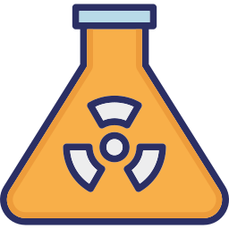 matraz químico icono