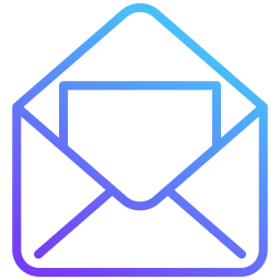 correo electrónico abierto icono