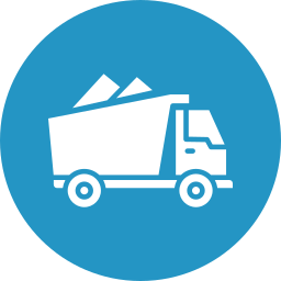 Dump truck icon