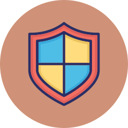 Protection shield icon