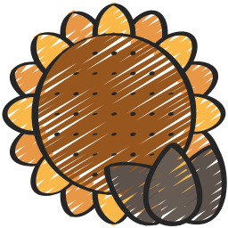 Sunflower seed icon