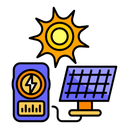energia solar Ícone