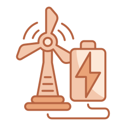 turbine energie icoon