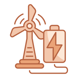 Turbine energy icon