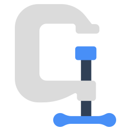 C clamp icon