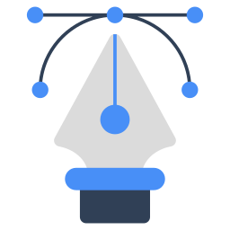 베지어 도구 icon
