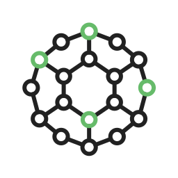 nanopartícula icono