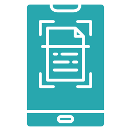 scanner de documentos Ícone
